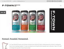 Tablet Screenshot of ftownbeer.com